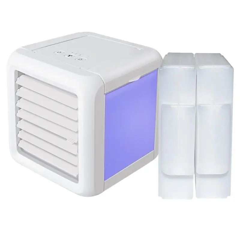 

850ml USB Portable Air Conditioner Humidifier Purifier 7 Colors Light Desktop Lasting Air Cooler Fan For Office And Water Tank