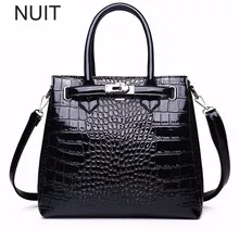 Women Handbags Pu Leather Female Casual Fashion Crossbody Bag Large Shlouder Messenger Clutch Ladies Crocodile Women Bags fashion women s clutch bag with pu leather and crocodile print design