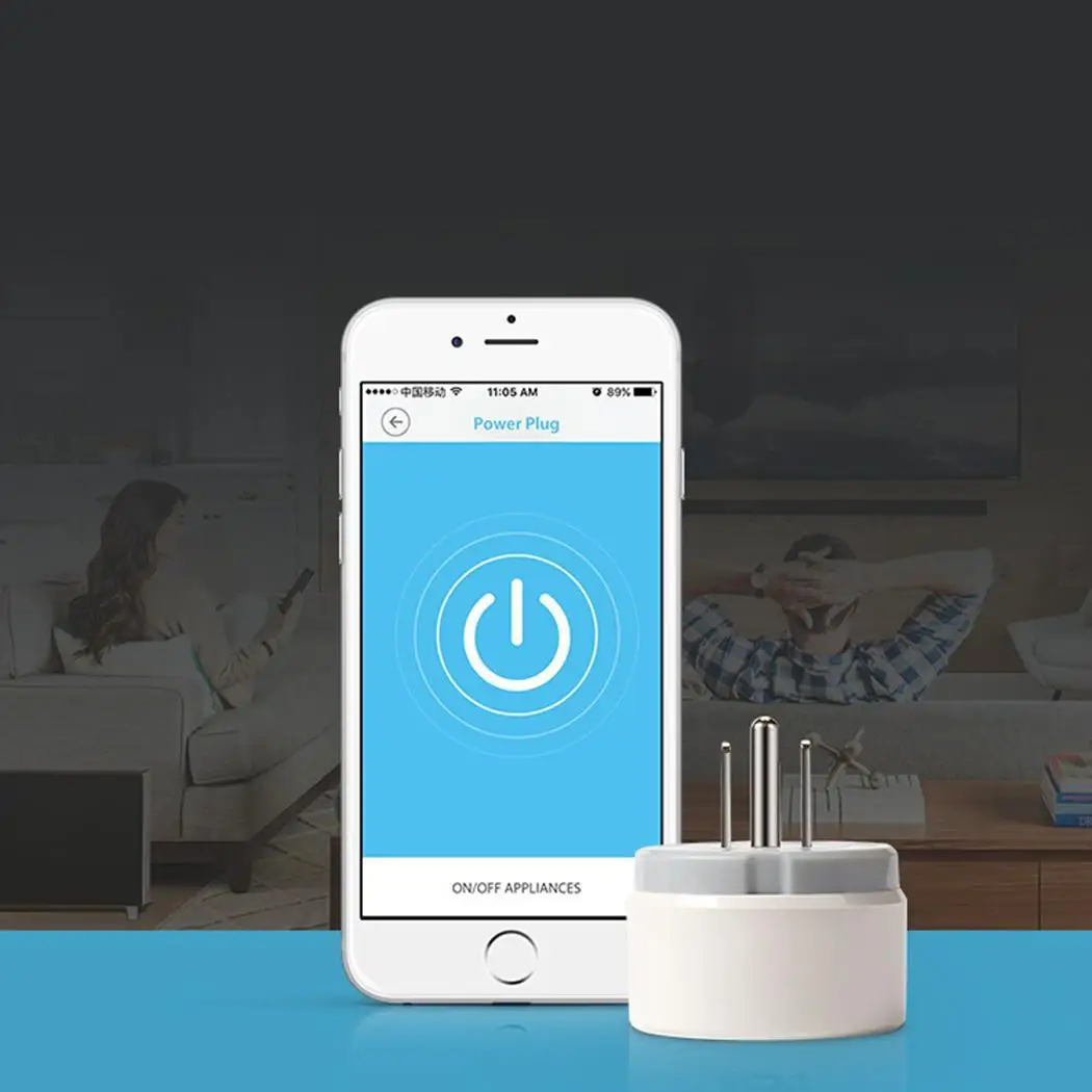 Wi Fi США Plug приложение дистанционное управление умная розетка поддержка белый для