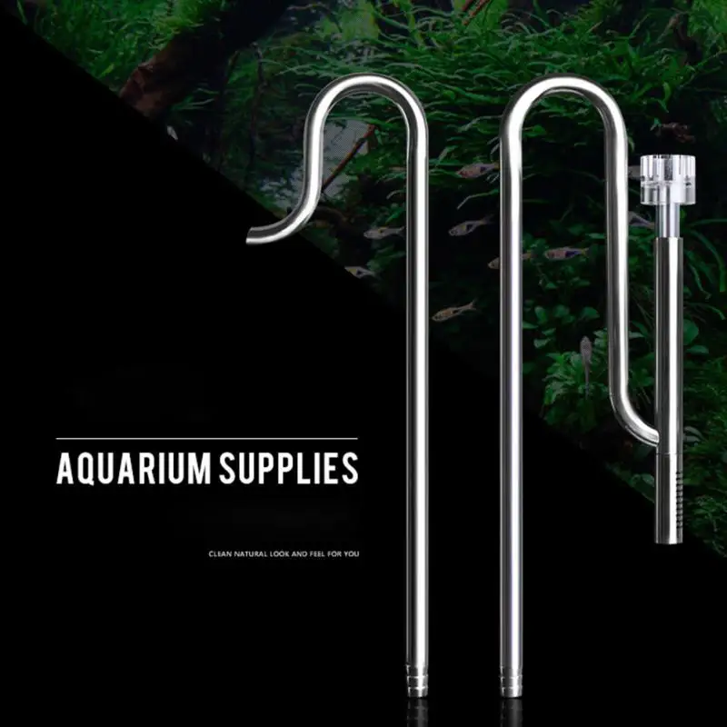 Лидер продаж аквариум из нержавеющей стали стиль ada поступление отток лилии трубы с поверхности скиммер#25