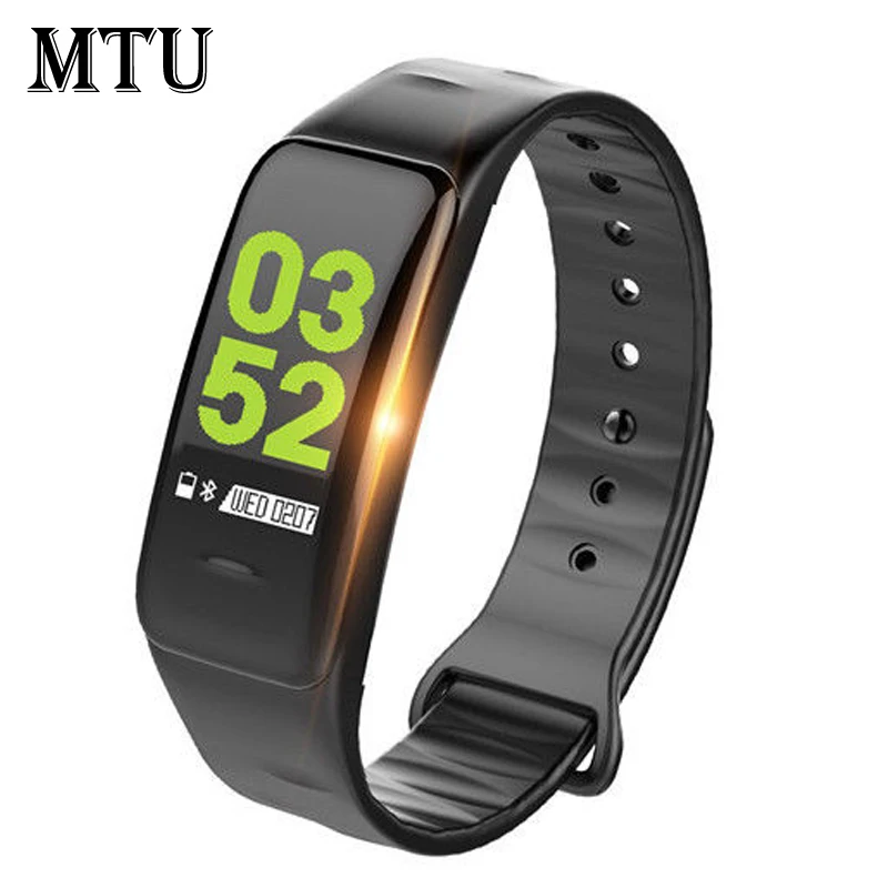 

C1 Plus Bluetooth Smart Watch Bracelet Heart Rate Monitor Blood Pressure Wristband Fitness Tracker