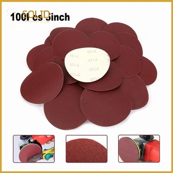 

5 inchSandpaper Pad Abrasive Round Sanding Disc for Electric Tools, Pneumatic Tools 125mm 40~2000# 100Pcs