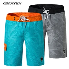 Новинка, мужские шорты для пляжа, с карманами, одежда для плавания, летние, спортивные, для бега, спортзала, Шорты для плавания, короткие, с сетчатой подкладкой, купальный костюм