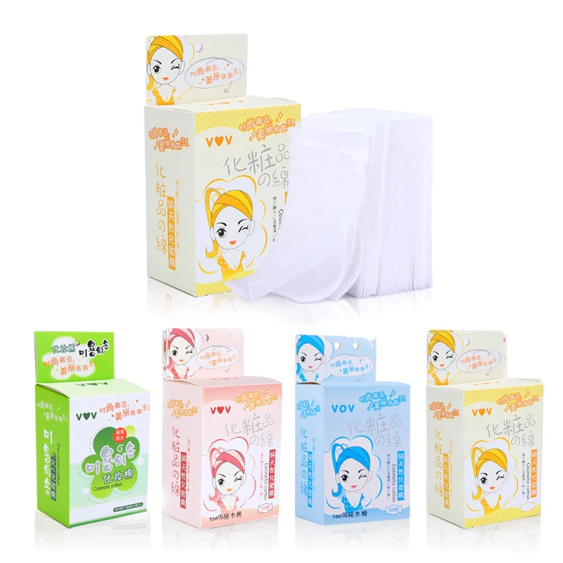 

300Pcs/3set Organic Cotton Pads Disposable Cotton Wipes For Face Nail Makeup Beauty Tool Facial Removal Cleansing Cosmetic Wipes