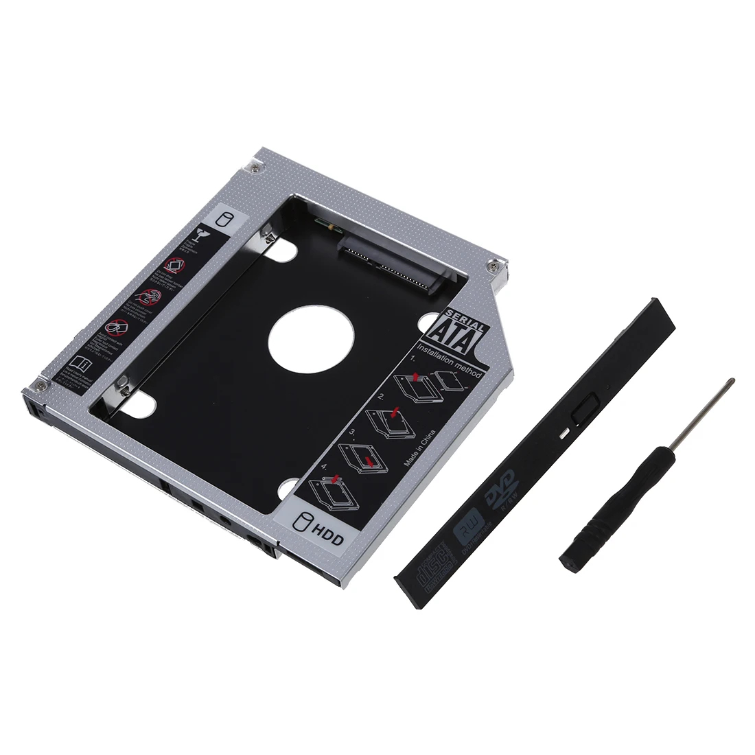 

12.7mm 2.5" SATA HDD Hard Drive Bay Caddy for Lenovo Y430 Y450 V560