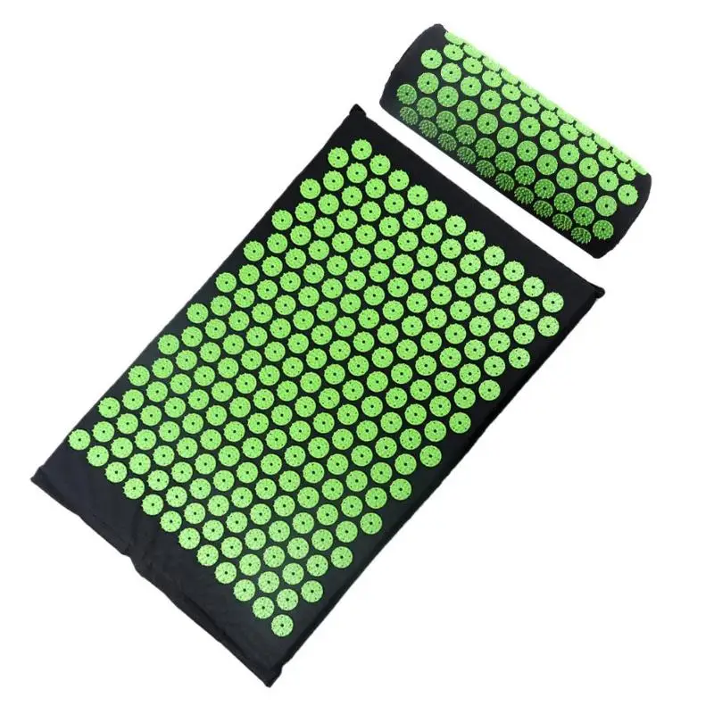 Acupressure Massager Cushion Massage Mat Relaxation Relieve Back Body Pain Spike Mat Acupuncture Massage Yoga Mat with Pillow Acupressure Massager Cushion Massage Mat Relaxation Relieve Back Body Pain Spike Mat Acupuncture Massage Yoga Mat with Pillow