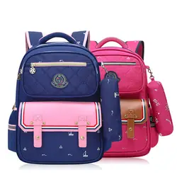 Детские школьные рюкзаки для девочек Мальчики ортопедические рюкзаки Ультралайт Mochilas Escolares сумка для 2-5 классов Светоотражающая полоса