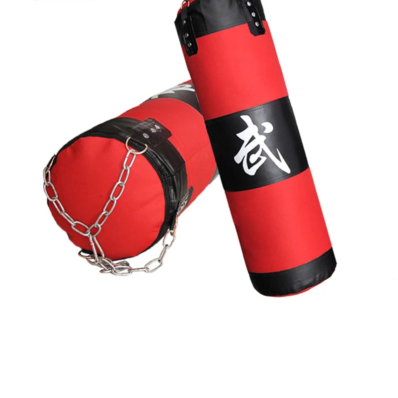 120 см тренировочный боксерский боксер для фитнеса, пустая спортивная боксерская сумка с песком, Муай Тай боксер, Тренировочный Набор, обертывание, крючок и пара перчаток