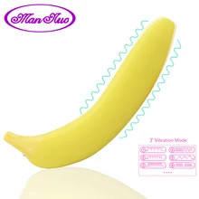 7 Speeds Realistic Dildo Vibrator Banana Vibrator Female Masturbator G Spot Clitoris Stimulate Waterproof Sex Toys