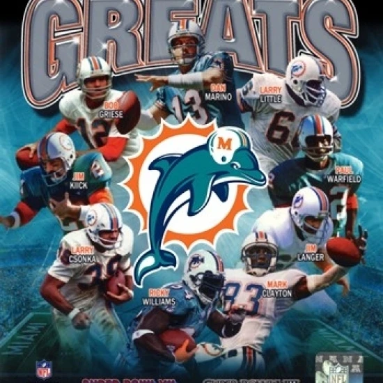 Miami Dolphins All Time Greats Composite Sports Photo (8 x 10)in