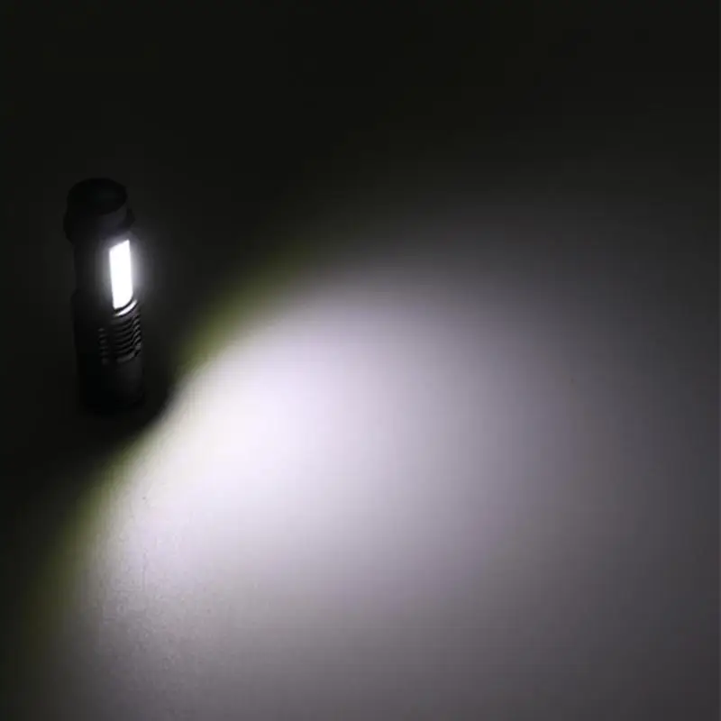 1 х XPE + COB светодиодный USB фонарик портативный мини ZOOM torchflashlight использовать AA 18650