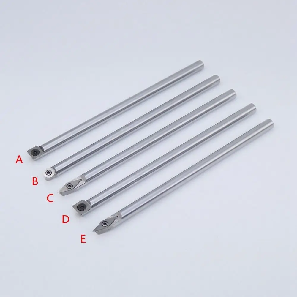 

5pcs/Set Hand-held Round Wood Turning Tool Lathe Chisel Set Turning Tools Blades Woodworking Gouge Skew Parting Spear