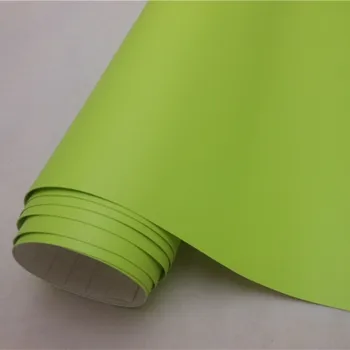 

Matte Lime Green Vinyl Film Wrapping Foil Sticker Vehicle Wraps Console Computer Phone Cover Skin