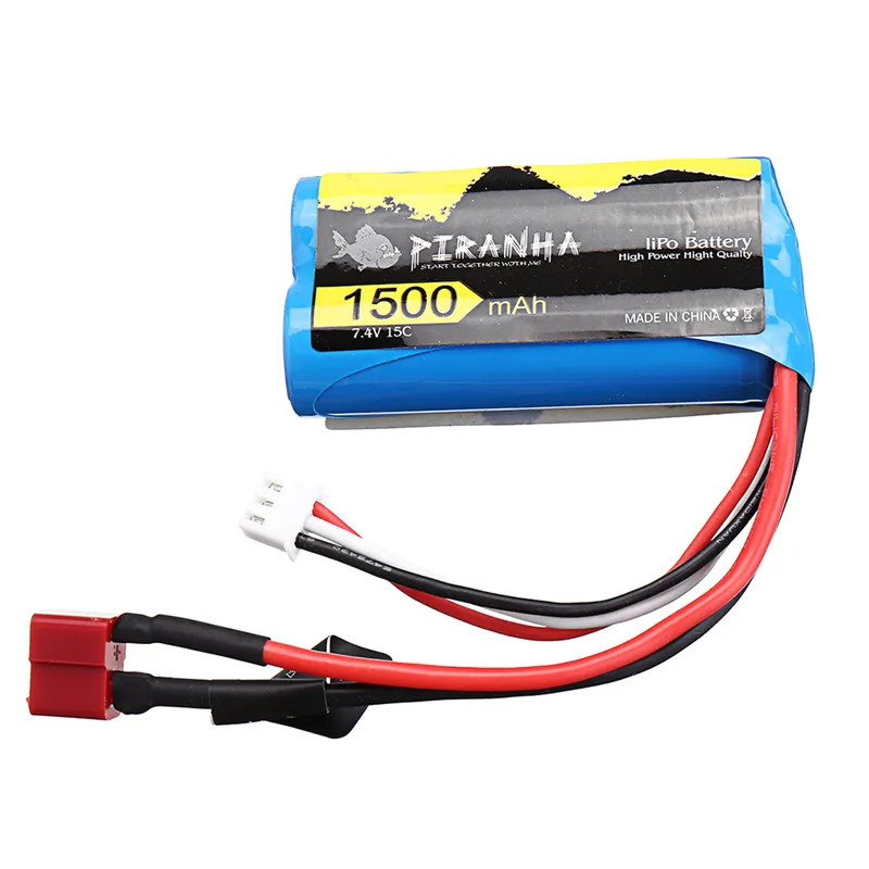 PXtoys 7 4 V 1500mAh 15C 2S T вилка Lipo батарея для 9200 9202 1/12 Rc автозапчасти PX9200 46|Детали и