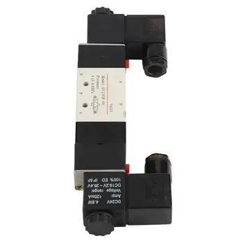 

DC 24V Solenoid Valve BSP 1/4" Normally 3 Position 5 Way Pneumatic Solenoid Valve 0.15-0.8MPa 4V230-08P Air Solenoid Valve