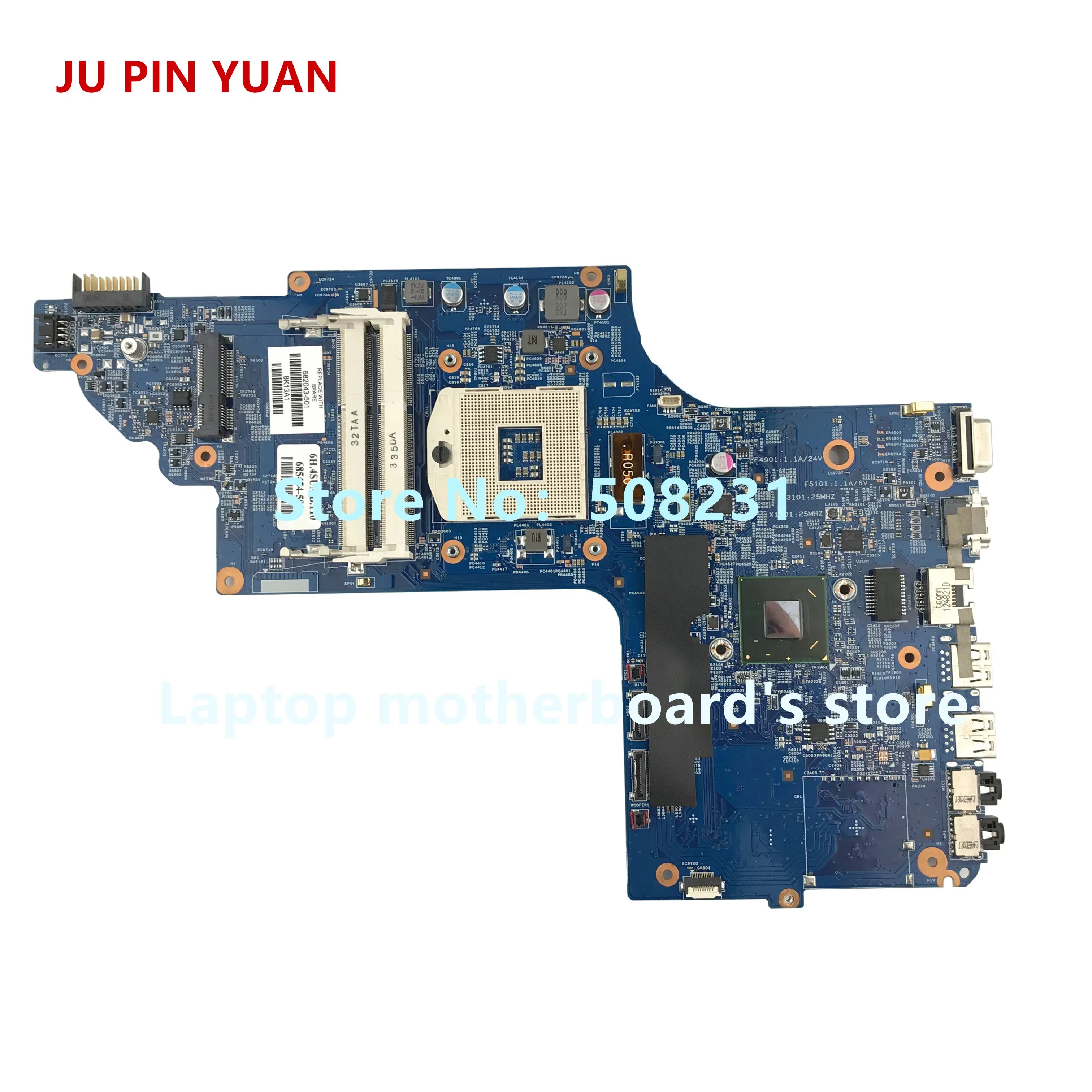 

682043-501 682043-001 Mainboard For HP Pavilion DV7 DV7-7000 DV7T-7000 Laptop Motherboard 48.4ST04.021 Fully Tested