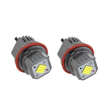 

YLHeadlight 80W E39 LED Marker Angel Eyes Light For CREE Chip 6500K Super Bright LED Angel Eye Marker For BMW E39 M5 E87 E60 E63