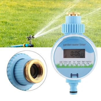 

Electronic Smart Garden Auto Water Irrigation Timer Controller Sprinkler with LCD Display Garden Watering Tools