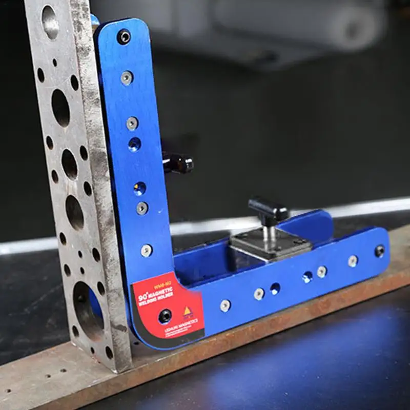 

Right Angle Holder Fixator Strong Dual-purpose Magnetic Bracket Angle Welding Magnet Inner And Outer Fixed Rack With Switch