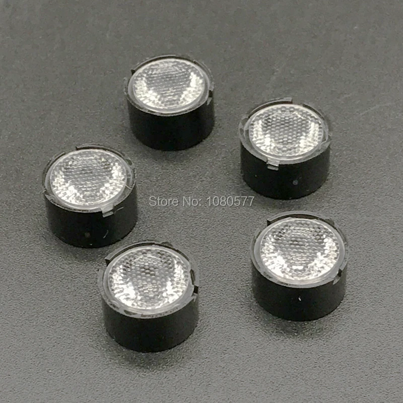30 шт. 13 мм Светодиодная линза CREE 10 45 60 90 градусов XPE XPE2 XPG XPG2 XTE 3535 3030 излучатель Plano