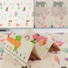 Buy Folding XPE Children's Rug Developing Mat Baby Crawling Puzzles Thickened Baby Play Mat Speelkleed Children's Carpet 200*150cm Free Shipping