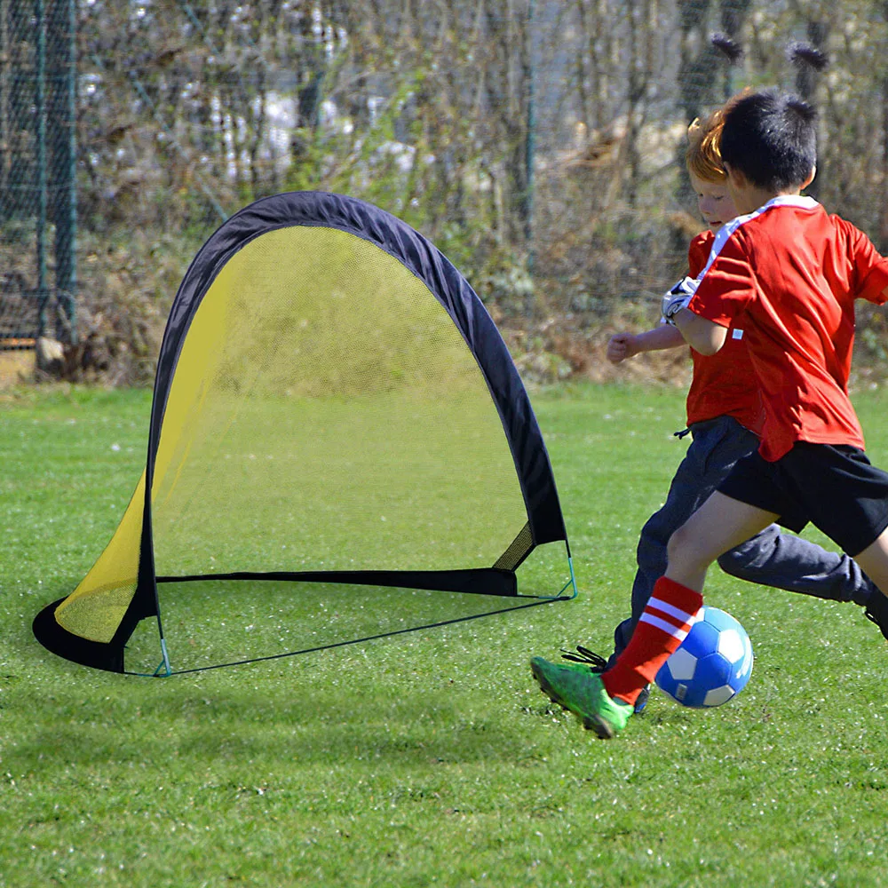 

Pop Up Children's Soccer Goal Folding Portable Sets
