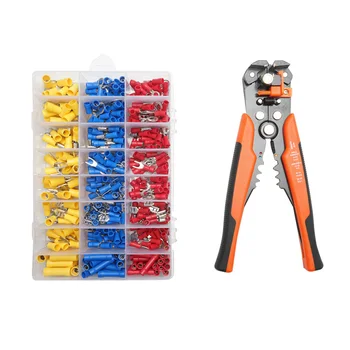 

1PCS Cable Pliers Kit Compression Tool Accurate Easy to Use Practical Fitting Wire Stripper for Professional Use Cable Fix