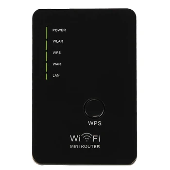 

300Mbps Mini Wireless Wifi Repeater Router Ap Repeater Booster Amplifier Wall Wi-Fi Extender(Us Plug)