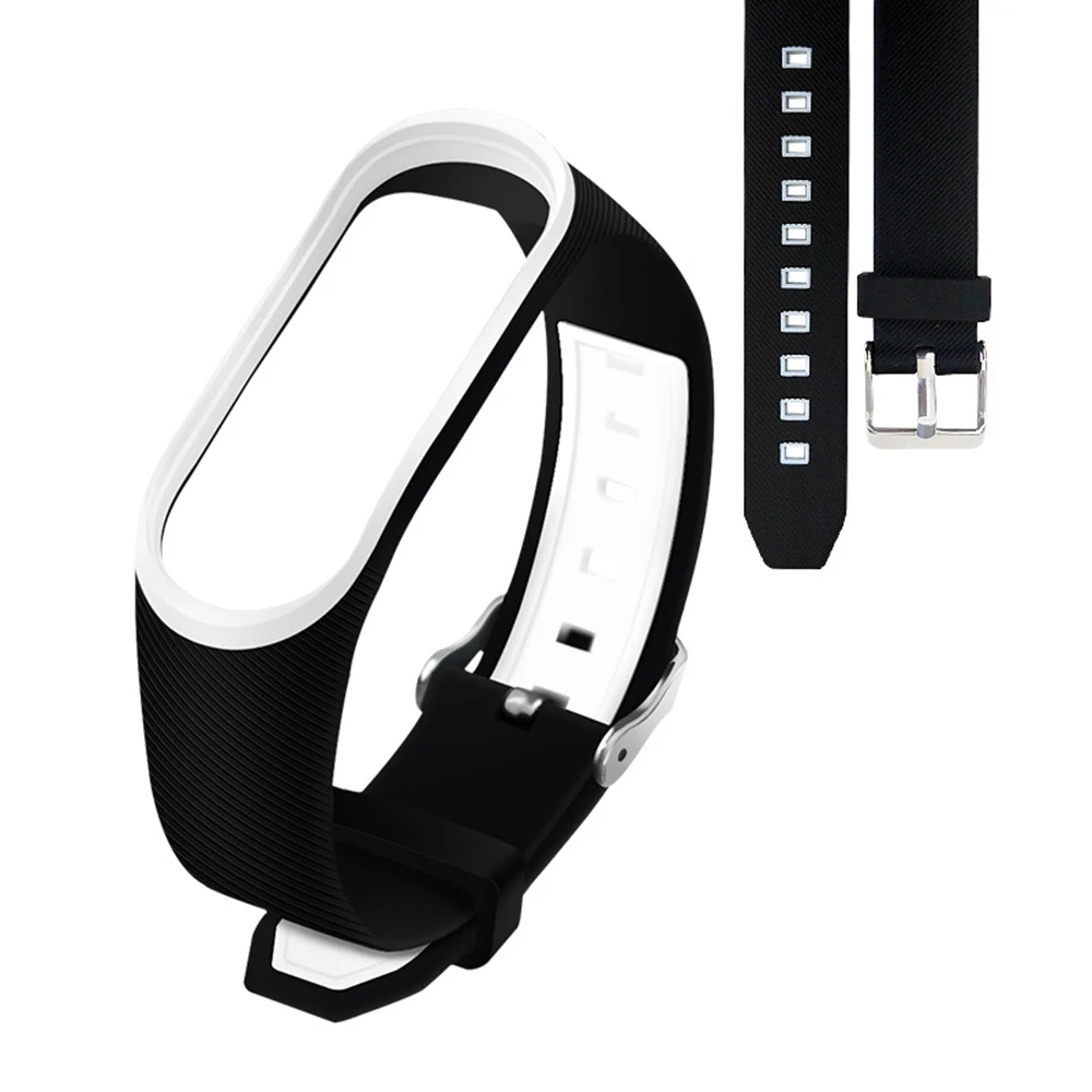Спортивные силиконовые часы для Mi Band 3 ремешок браслета аксессуары Band3 браслет