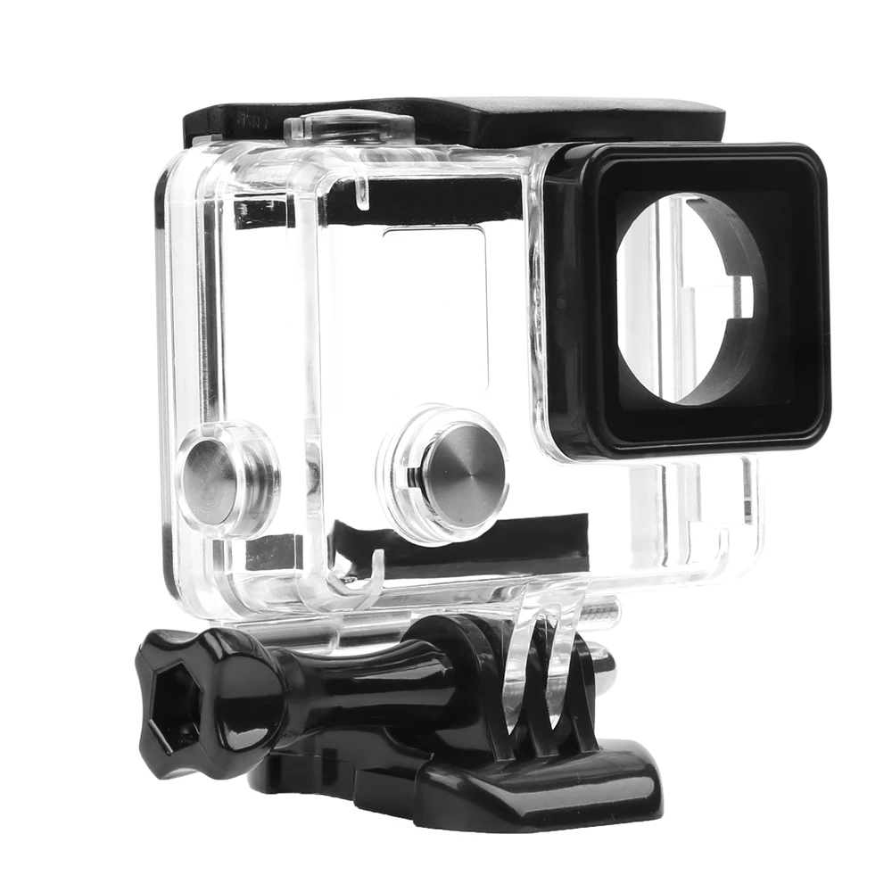 2019 Стандартный боковой открытый защитный чехол для GoPro Hero 4 3 + черный серебристый