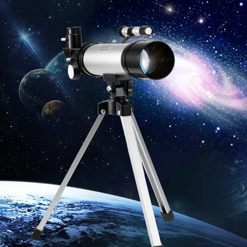

Outdoor HD 90X Zoom Telescope 360x50mm Refractive Space Astronomical Telescope Monocular Travel Spotting Scope with Tripod
