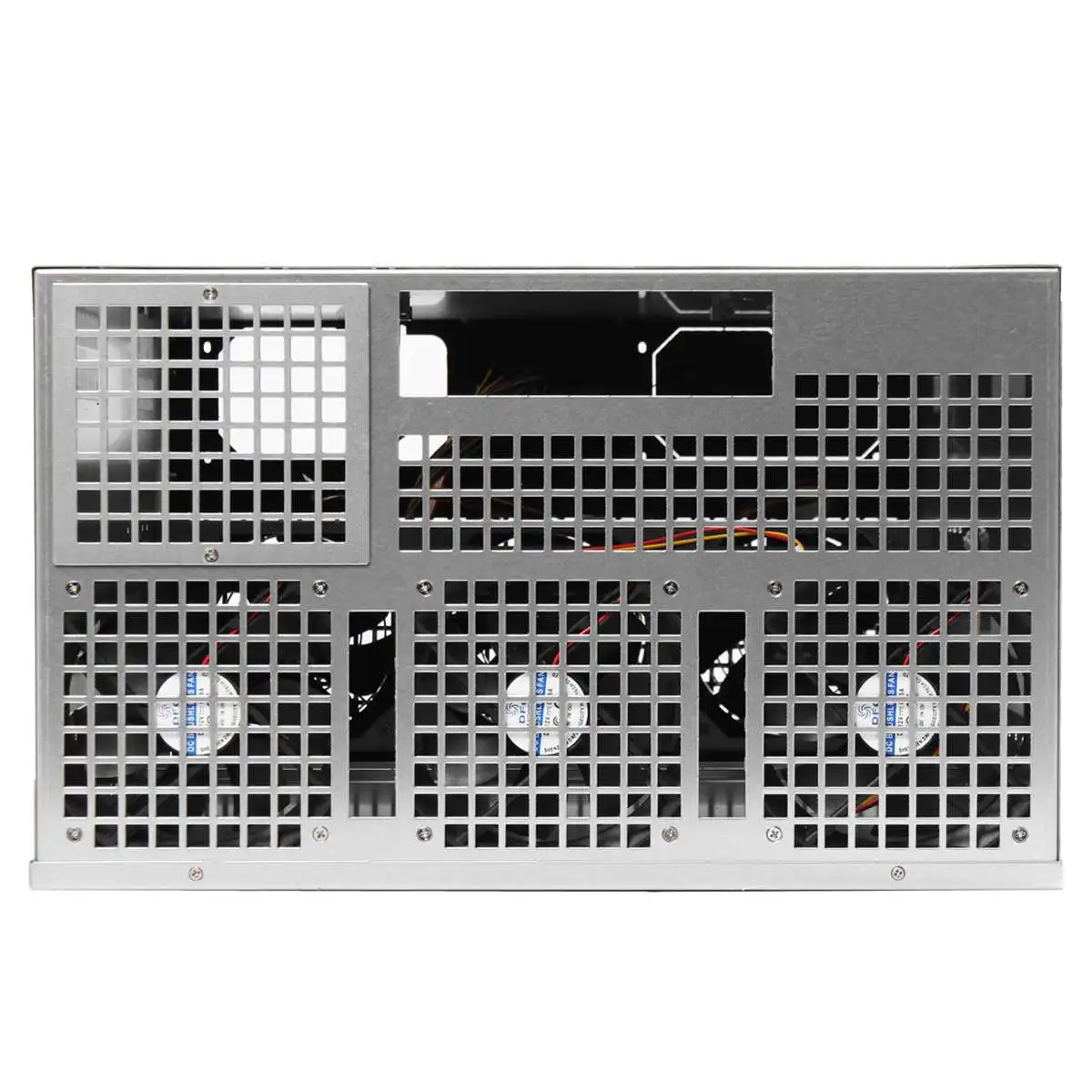 6 GPU eth/ZEC/HSR Miner Case Ethereum Miner Power Supply For BTC Coin Miners support 6 graphics Card Interface Mining Power