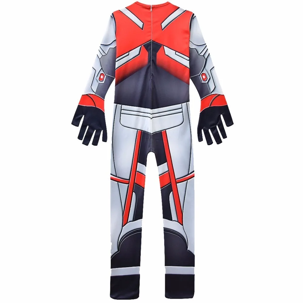 Avengers Endgame Quantum Realm Cosplay Costume Adult Kids Superhero 3D Printed Battle Suit Captain Zentai Bodysuit Jumpsuits