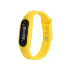 Запуск часы с шагомером счетчик калорий браслет цифровой lcd ABS спорт 20 см/7,9 дюймов Ходьба Цифровой Шагомер