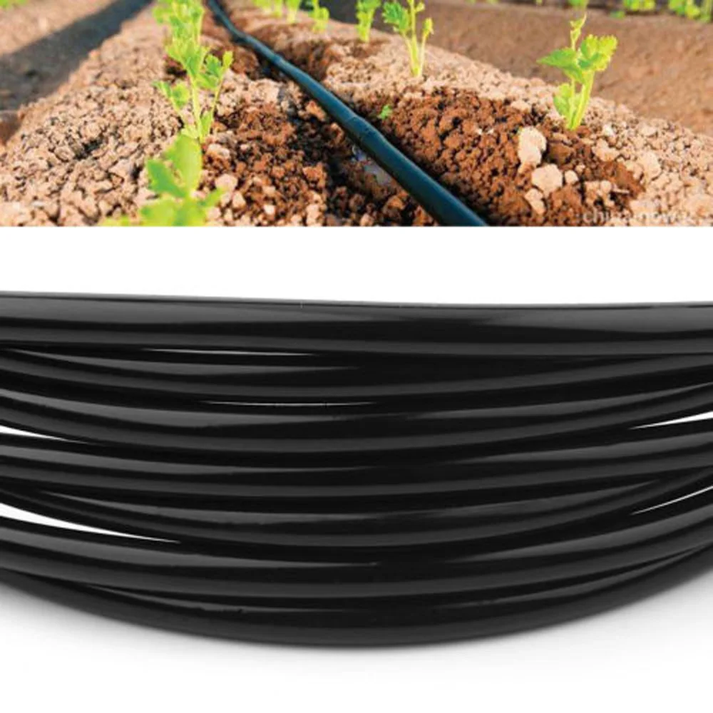 

Black 50m Watering Tubing Hose Pipe 4/7mm Micro Drip Garden Irrigation System
