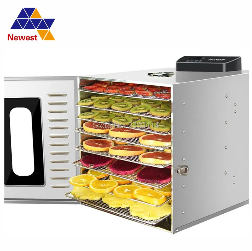 

10 layers food dehydrator for fruit vegetable meat,t Air Dryer Electric Dehydrator dried fruit machine