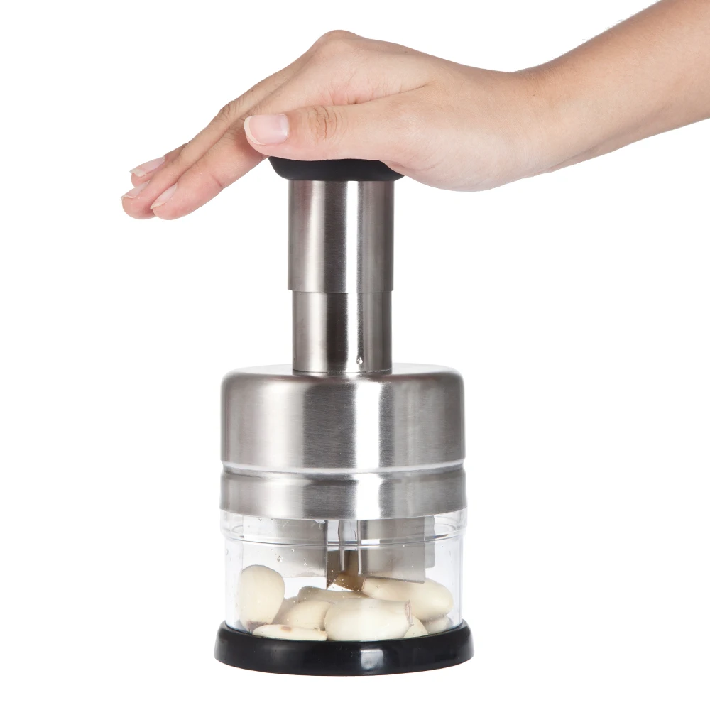 Manual Food Chopper Stainless Steel Blade Vegetable Fruit Onion Garlic