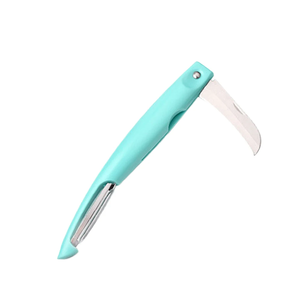 

1 Pc Carrot Potato Fruit Shred Grater Vegetable Slicer Peeler Knife Stainless Steel Peeler Foldable Razor Sharp Cutter