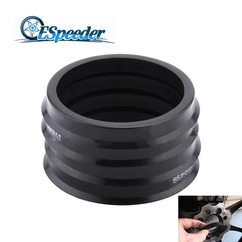 

ESPEEDER 4PCS Car Wheel Bore Center Collar Hub Centric Rings Wheel Hub Rings 66.6-57.1mm For AUDI VW Mercedes