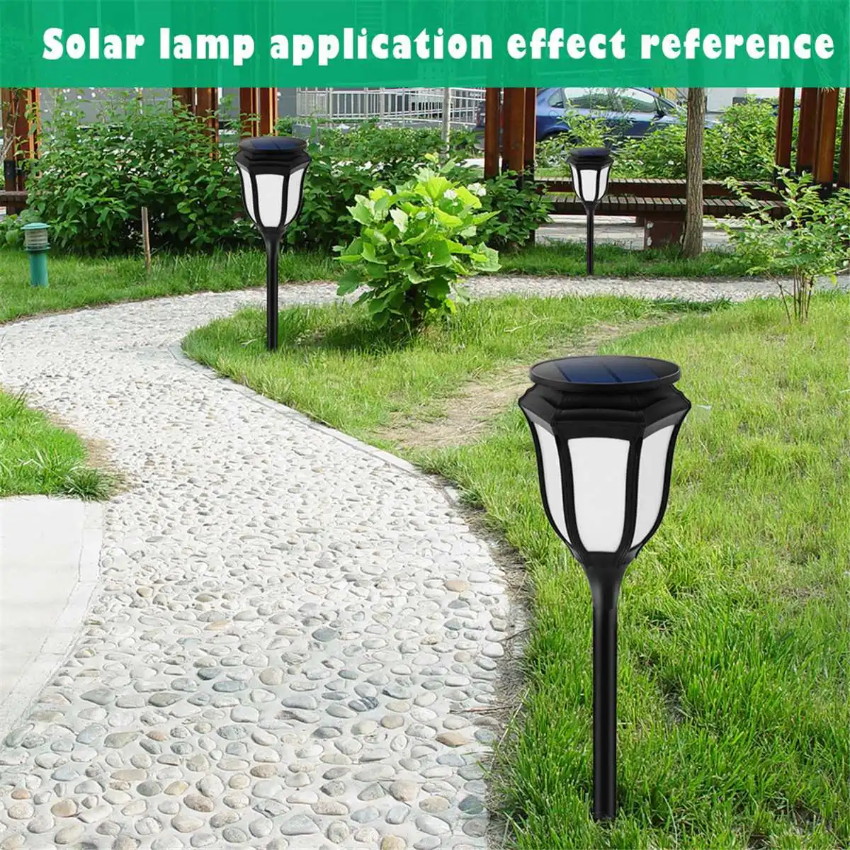 

LED Flickering Landscape Lighting Waterproof Modern Dancing Flame Solar Torch Outdoor Pathway Garden Yard Lawn Lamps Decorations