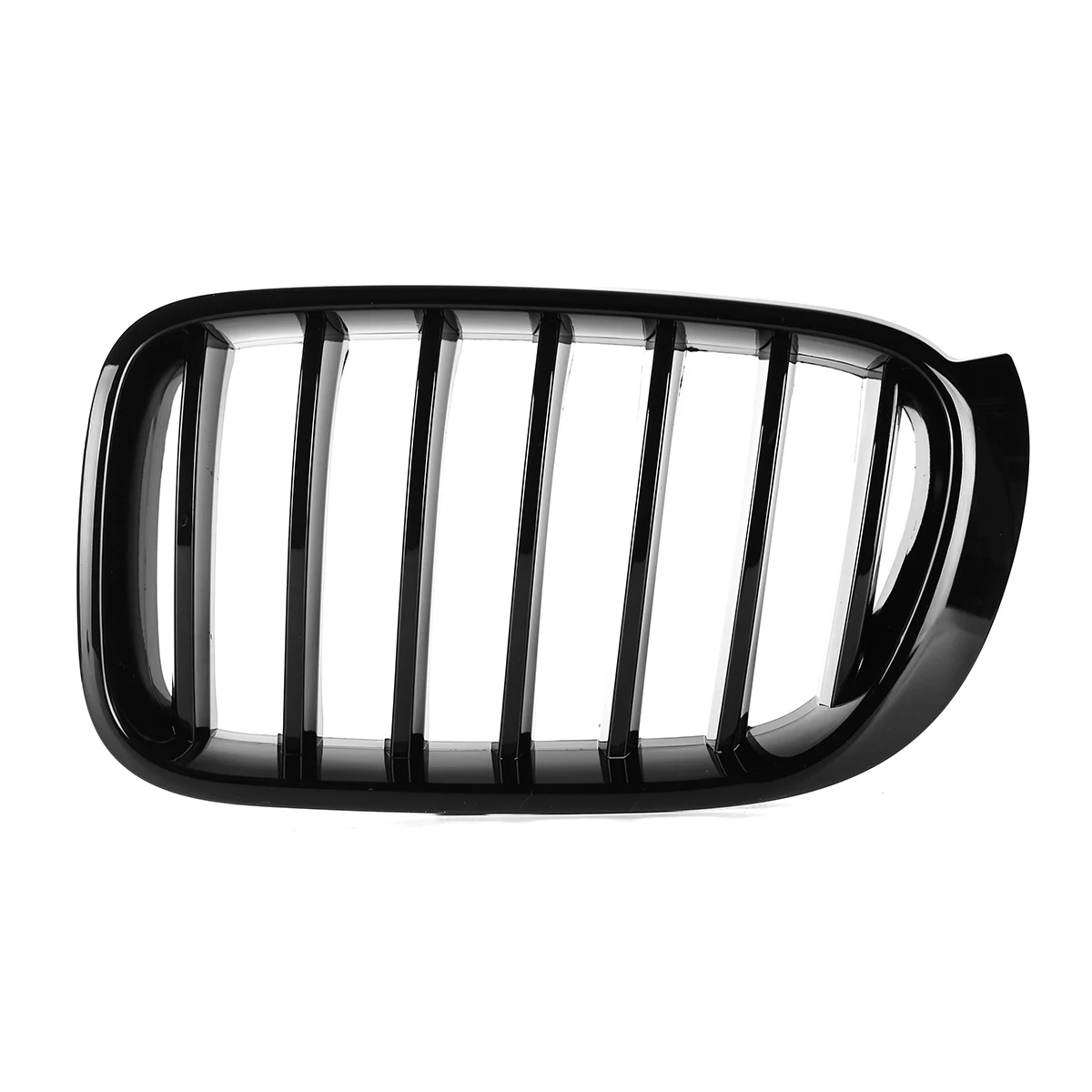 Матовый блесек для губ Черная передняя решетка радиатора для бампера решетка сетка для BMW X3 F25 X4 F26 1-планка ABS на замену, для стилизации автомобиля