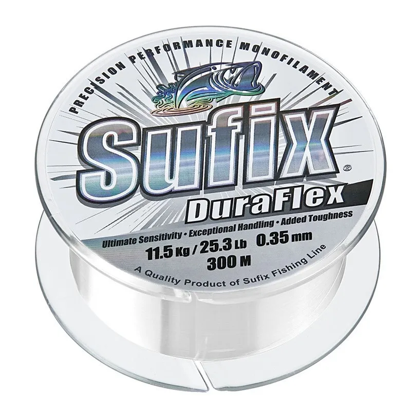 Sufix DURAFLEX DF нейлоновая нано полимерная мононить леска 150 м 300 импортная рыболовная