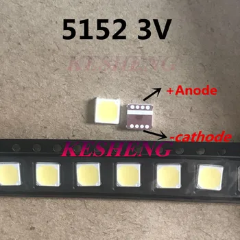 

For LG LED Lighting Middle Power LED 0.5W 3V 5152 6500K Cool white LEMWS51R80GZ10 CRI80 Lighting Application LCD TV 200PCS