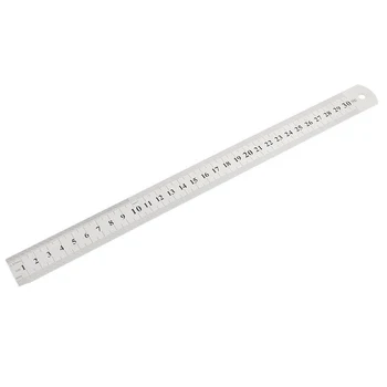 

AAAJ-Stainless Steel Double Sided Metric Ruler Measuring Tool 12 Inch 30cm
