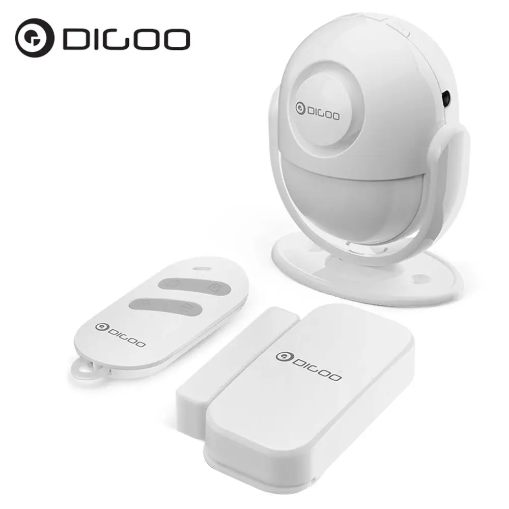 DIGOO DG-LADA 433MHz Infrared Motion Detector Multi-function Smart Home Security Alarm System PIR Host & Siren Set DIGOO DG-LADA 433MHz Infrared Motion Detector Multi-function Smart Home Security Alarm System PIR Host & Siren Set