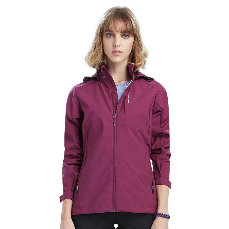 

Spring Women Outdoor Sports Jackets Hiking Mountain Climbing Jacket Windproof Waterproof Trekking Camping Coats Windbreaker