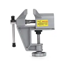 Универсальный мини настольный тиски, стол из алюминиевого сплава DIY ремесло 40 мм настольный зажимной комплект для верстака толщиной до 28 мм