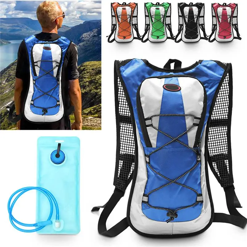 

5L Polyester Water Bag Backpack 2L Hydration Bladder Water Bag Packs for Outdoor Climbing Hiking Cycling Motorcross Riding