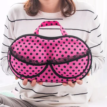 

Women's Mesh Underwear Bra Storage Box Travel Portable Lingerie Organizer Bra Case Space Saving Underwear Case