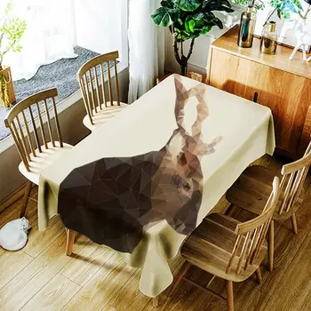 

Waterproof Table Cloth Rectangle Printed Polyester Tablecloth Home Kitchen Table Clothes Party Banquet Dining Table Cover Nappe